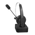 LogiLink BT0059 słuchawki/zestaw słuchawkowy Bezprzewodowy Opaska na głowę Biuro/centrum telefoniczne Bluetooth Podstawka do ładowania Czarny - 2935313