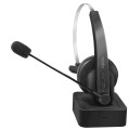 LogiLink BT0059 słuchawki/zestaw słuchawkowy Bezprzewodowy Opaska na głowę Biuro/centrum telefoniczne Bluetooth Podstawka do ładowania Czarny - 2935318