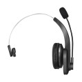 LogiLink BT0059 słuchawki/zestaw słuchawkowy Bezprzewodowy Opaska na głowę Biuro/centrum telefoniczne Bluetooth Podstawka do ładowania Czarny - 2935311