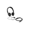 Kensington K33065WW słuchawki/zestaw słuchawkowy Przewodowa Opaska na głowę Biuro/centrum telefoniczne USB Typu-A Czarny - 2955586