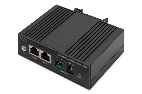 Digitus Rozgałęźnik Gigabit Ethernet PoE, przemysłowy, 60 W - 2955649