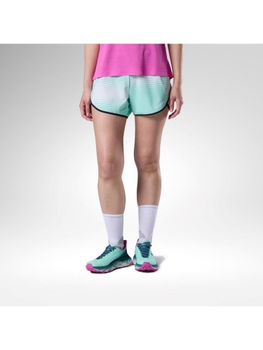 Spodenki do biegania damskie Rossignol Sapa Short - white line fogg rozmiar: l - 2956098