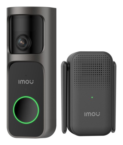 Imou DB-3EP-4M0W/DS3 zestaw dzwonka do drzwi Czarny - 2956125