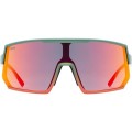 Uvex sportstyle 235 Okulary do wielu sportów Unisex Półobwódkowe Zielony, Czerwony - 2936612