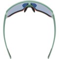 Uvex sportstyle 235 Okulary do wielu sportów Unisex Półobwódkowe Zielony, Czerwony - 2936614
