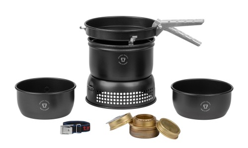 Zestaw turystyczny z kuchenką spirytusową Trangia Stove 37-5 UL/BL, black - 2956853