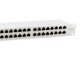 Wyposażenie 19" Patch Panel 48xRJ45 Cat6a FTP 1U 500MHz RAL7035 - 2957173