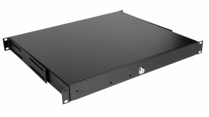Wyposażenie Szuflady 19" do Szaf Serwerowych 1U zamykane BK (EZD-1-B)