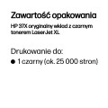 HP 37X oryginalny wkład z czarnym tonerem LaserJet XL - 2958299