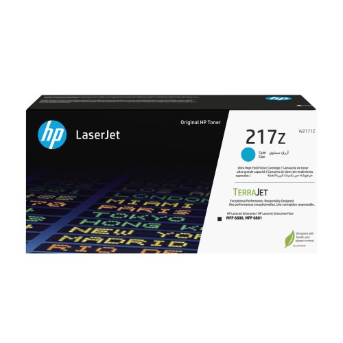 HP Oryginalnym wkładem z błękitnym tonerem o ultrawysokiej wydajności 217Z LaserJet - 2958303