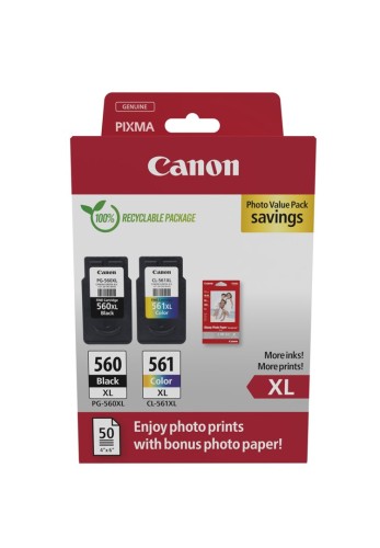 Canon 3712C008 nabój z tuszem 2 szt. Oryginalny Wysoka (XL) wydajność Czarny, Cyjan, Purpurowy, Żółty - 2958560