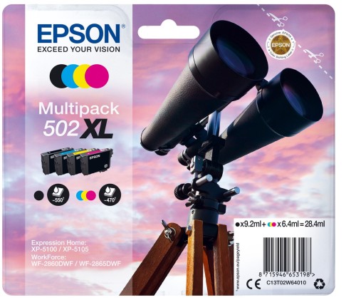 Epson Multipack 4-colours 502XL Ink - 2939610