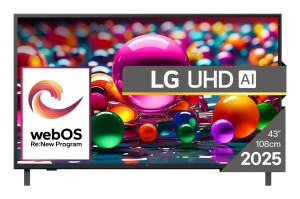 LG 43UA74003LB Telewizor 109,2 cm (43") 4K Ultra HD Smart TV Wi-Fi Czarny
