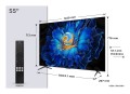 TCL C6KS 55C6KS Telewizor 139,7 cm (55") 4K Ultra HD Smart TV Wi-Fi Metaliczny - 2958779