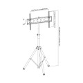 Techly ICA-TR17T uchwyt do tablic informacyjnych 177,8 cm (70") Czarny - 2958820