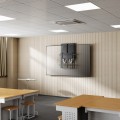 Wyposażenie - wspornik - góra-dół - do telewizora - interaktywny - plastik, stal nierdzewna, aluminium - (55"-86") - montaż na ścianie - 2959009