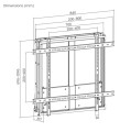 Uchwyt ścienny do telewizora 60"-100"/1TFT góra-dół 1Przegubowy 90 kg sw sprzedaży detalicznej - 2959026