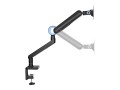 Equip 650184 uchwyt / stojak do monitorów 88,9 cm (35") Biurko Czarny - 2959039