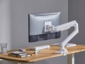 Wspornik biurka Equip 17"-49"/1TFT 180° Sprężyna gazowa 20Kg biały detaliczny - 2959057