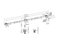 Equip 650158 uchwyt / stojak do monitorów 81,3 cm (32") Biurko Czarny - 2959125