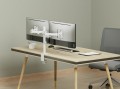 Equip 650167 uchwyt / stojak do monitorów 81,3 cm (32") Biurko Biały - 2959149