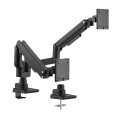 Uchwyt biurkowy 17"-35"/2TFT 360° Sprężyna gazowa 20Kg detaliczny - 2959172