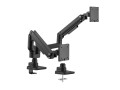 Uchwyt biurkowy 17"-35"/2TFT 360° Sprężyna gazowa 20Kg detaliczny - 2959166