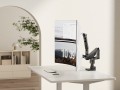Uchwyt biurkowy 17"-35"/2TFT 360° Sprężyna gazowa 20Kg detaliczny - 2959171