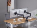 Uchwyt biurkowy 17"-35"/2TFT 360° Sprężyna gazowa 20Kg detaliczny - 2959161