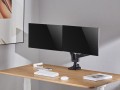 Uchwyt biurkowy 17"-35"/2TFT 360° Sprężyna gazowa 20Kg detaliczny - 2959163
