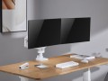 Equip 650183 uchwyt / stojak do monitorów 88,9 cm (35") Biurko Biały - 2959191