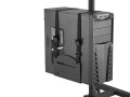 Wyposażenie - Wózek na płaski panel / obudowa komputera - plastikowa, stal nierdzewna - rozmiar ekranu: 43,2-81,3 cm (17"-32") - wolnostojący - 2959235