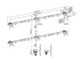 Uchwyt do monitora Equip 17"-32" Articulating - 2959253