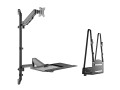 Equip 650170 mocowanie i stojak do urządzeń wielofunkcyjnych pc/stacji roboczych 8 kg Czarny 43,2 cm (17") 81,3 cm (32") - 2959374