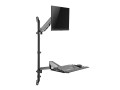 Equip 650170 mocowanie i stojak do urządzeń wielofunkcyjnych pc/stacji roboczych 8 kg Czarny 43,2 cm (17") 81,3 cm (32") - 2959381