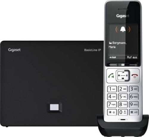 Gigaset BasicLine IP+COMFORT 500HX silber-schwarz - 2959844