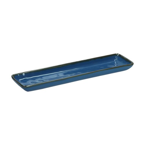Zestaw 4 tac prostokątnych Concerto Blu Avio - Granatowy, 32 x 8 cm - 2959918