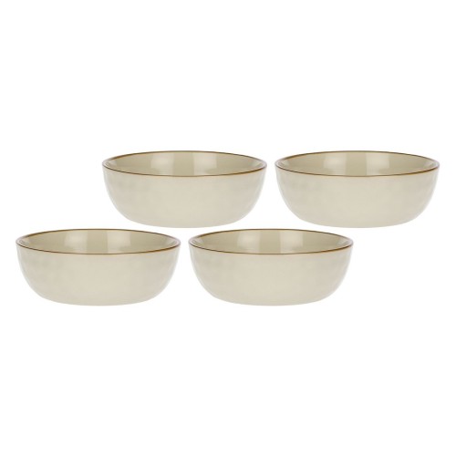 Zestaw 4 misek do sałatek Concerto Avorio - Kość słoniowa, 20 cm - 2959925