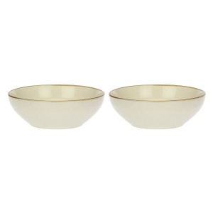 Zestaw 2 misek do sałatek Concerto Avorio - Kość słoniowa, 26 cm