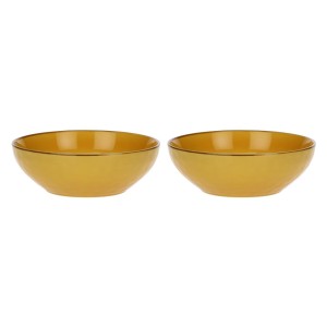 Zestaw 2 misek do sałatek Concerto Ocra - Żółty, 26 cm