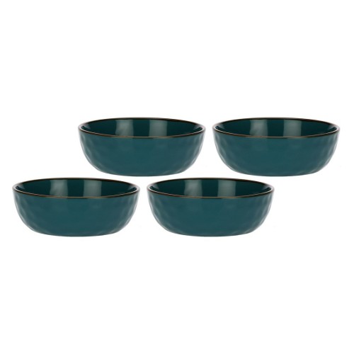Zestaw 4 misek do sałatek Concerto Ottanio - Niebiesko-zielony, 20 cm - 2959933