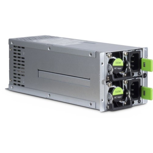 Inter-Tech Aspower R2A-DV0550-N moduł zasilaczy 550 W 20+4 pin ATX Stal nierdzewna - 2960050