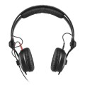 Sennheiser HD 25 PLUS - Słuchawki profesjonalne, zamknięte, przewód prosty i spiralny, dodatkowe poduszki welurowe, pokrowiec - 2928623