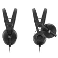Sennheiser HD 25 PLUS - Słuchawki profesjonalne, zamknięte, przewód prosty i spiralny, dodatkowe poduszki welurowe, pokrowiec - 2928625