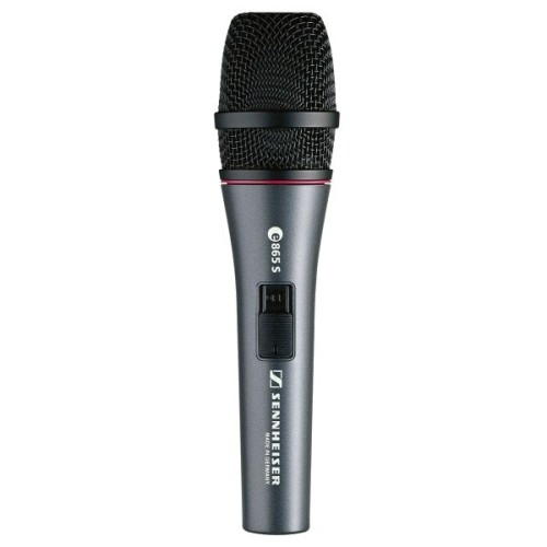 Sennheiser E865-S - Mikrofon pojemnościowy wokalny, superkardioidalny z wyłącznikiem - 2928584
