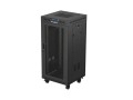 LANBERG SZAFA INSTALACYJNA RACK STOJĄCA 19" 24U 600X600 CZARNA DRZWI PERFOROWANE LCD (FLAT PACK) V2 - 2937691