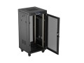 LANBERG SZAFA INSTALACYJNA RACK STOJĄCA 19" 24U 600X600 CZARNA DRZWI PERFOROWANE LCD (FLAT PACK) V2 - 2937699