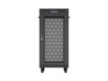 LANBERG SZAFA INSTALACYJNA RACK STOJĄCA 19" 24U 600X600 CZARNA DRZWI PERFOROWANE LCD (FLAT PACK) V2 - 2937696