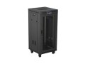 LANBERG SZAFA INSTALACYJNA RACK STOJĄCA 19" 24U 600X600 CZARNA DRZWI PERFOROWANE LCD (FLAT PACK) V2 - 2937698