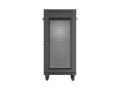LANBERG SZAFA INSTALACYJNA RACK STOJĄCA 19" 24U 600X600 CZARNA DRZWI PERFOROWANE LCD (FLAT PACK) V2 - 2937700